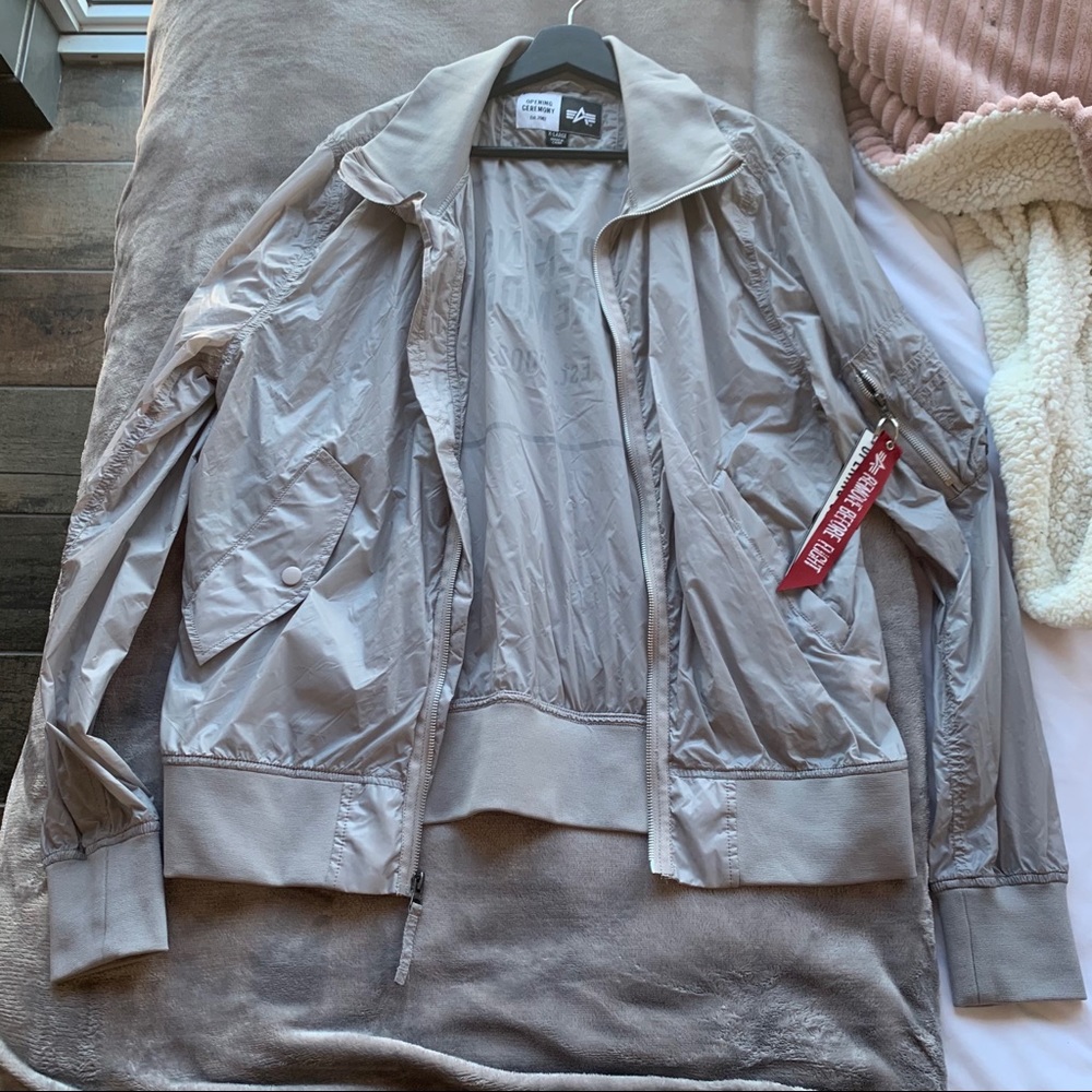 NWOT Opening Ceremony Jacket in Grey